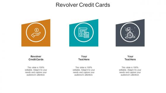 Revolver credit cards ppt powerpoint presentation ideas professional cpb