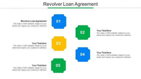 Revolver Loan Agreement Ppt Powerpoint Presentation Professional Slide Download Cpb