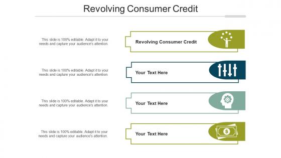 Revolving Consumer Credit Ppt Powerpoint Presentation Styles Pictures Cpb