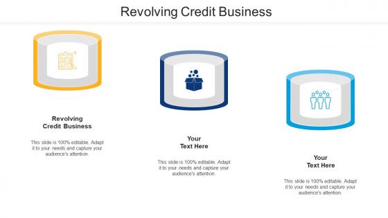 Revolving Credit Business Ppt Powerpoint Presentation Pictures Visuals Cpb