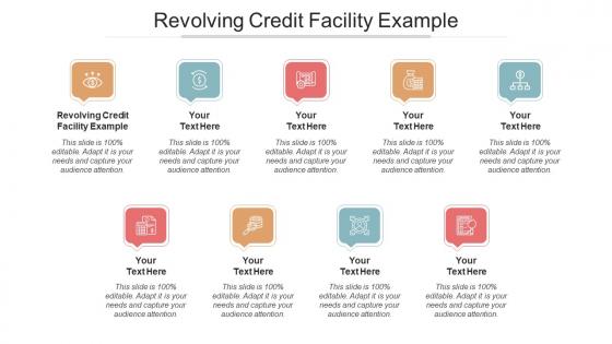 Revolving credit facility example ppt powerpoint presentation show visual aids cpb