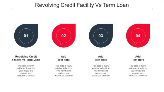 Revolving Credit Facility Vs Term Loan Ppt Powerpoint Presentation Shapes Cpb