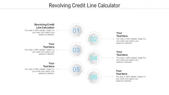 Revolving credit line calculator ppt powerpoint presentation ideas topics cpb