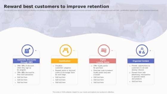 Reward Best Customers To Improve Retention Boosting Customer Engagement MKT SS V