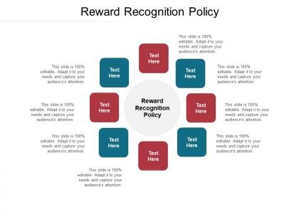 Reward recognition policy ppt powerpoint presentation model outfit cpb
