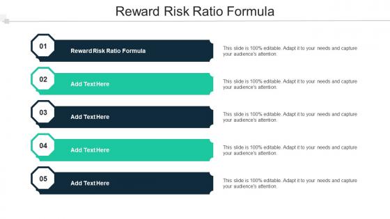Reward Risk Ratio Formula Ppt Powerpoint Presentation Slides Background Cpb
