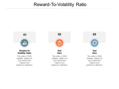 Reward to volatility ratio ppt powerpoint presentation pictures guidelines cpb