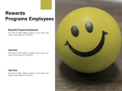 Rewards programs employees ppt powerpoint presentation outline graphics cpb