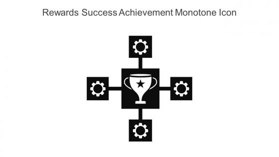 Rewards Success Achievement Monotone Icon In Powerpoint Pptx Png And Editable Eps Format
