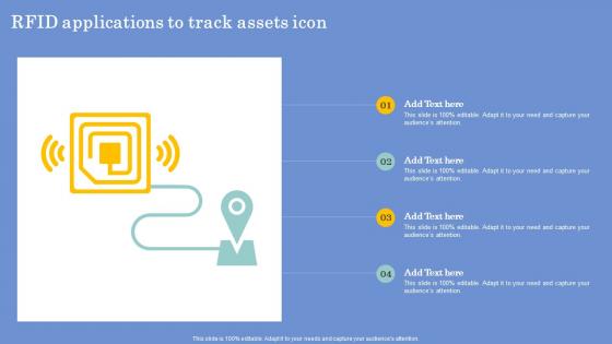 RFID Applications To Track Assets Icon