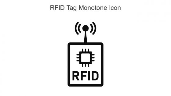RFID Tag Monotone Icon In Powerpoint Pptx Png And Editable Eps Format