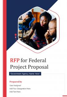 Rfp for federal project proposal sample document report doc pdf ppt