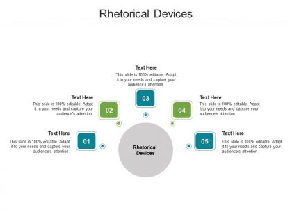 Rhetorical devices ppt powerpoint presentation visual aids slides cpb