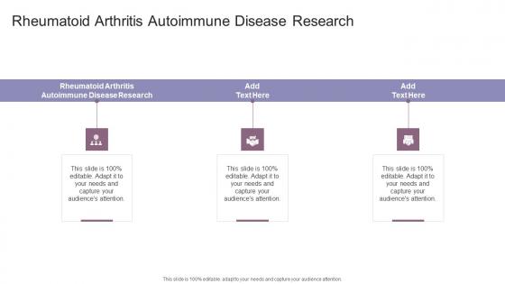 Rheumatoid Arthritis Autoimmune Disease Research In Powerpoint And Google Slides Cpb