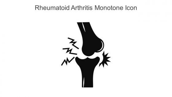 Rheumatoid Arthritis Monotone Icon In Powerpoint Pptx Png And Editable Eps Format