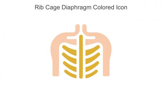 Rib Cage Diaphragm Colored Icon In Powerpoint Pptx Png And Editable Eps Format