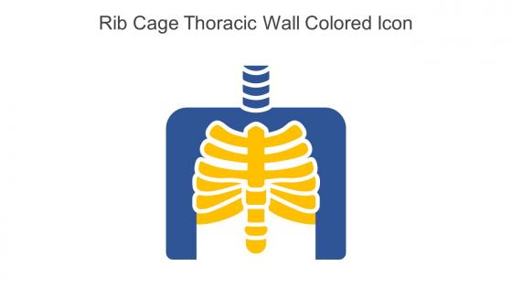 Rib Cage Thoracic Wall Colored Icon In Powerpoint Pptx Png And Editable Eps Format