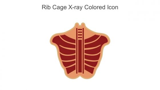 Rib Cage X Ray Colored Icon In Powerpoint Pptx Png And Editable Eps Format
