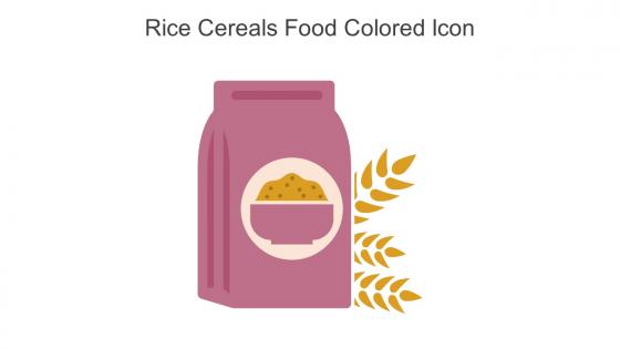 Rice Cereals Food Colored Icon In Powerpoint Pptx Png And Editable Eps Format