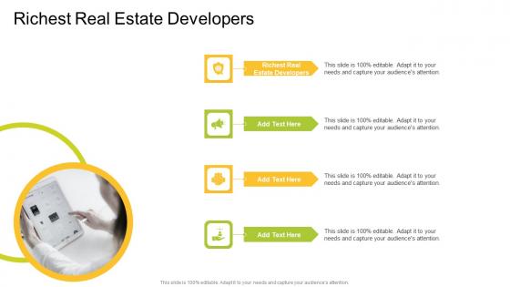 Richest Real Estate Developers In Powerpoint And Google Slides Cpb