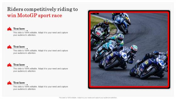 Riders Competitively Riding To Win MOTOGP Sport Race