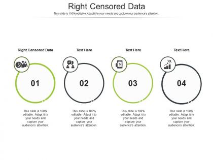 Right censored data ppt powerpoint presentation show gallery cpb