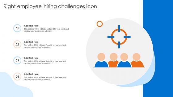 Right Employee Hiring Challenges Icon