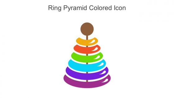 Ring Pyramid Colored Icon In Powerpoint Pptx Png And Editable Eps Format