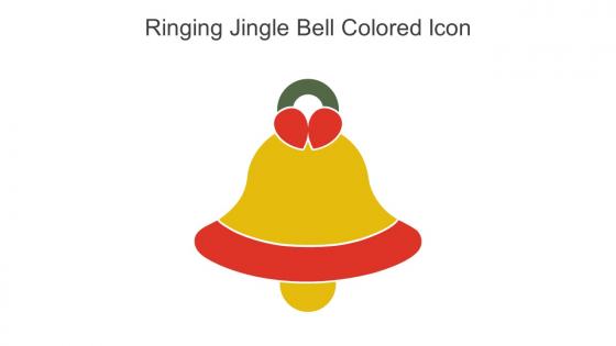 Ringing Jingle Bell Colored Icon In Powerpoint Pptx Png And Editable Eps Format