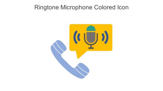Ringtone Microphone Colored Icon In Powerpoint Pptx Png And Editable Eps Format