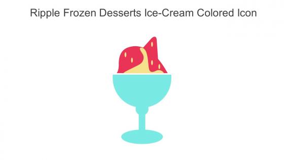 Ripple Frozen Desserts Ice Cream Colored Icon In Powerpoint Pptx Png And Editable Eps Format