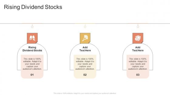 Rising Dividend Stocks In Powerpoint And Google Slides Cpb