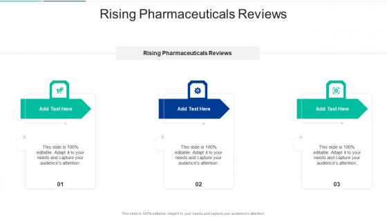 Rising Pharmaceuticals Reviews In Powerpoint And Google Slides Cpb