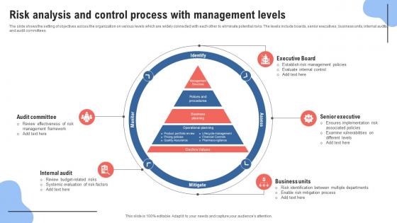 Risk Analysis And Control Process With Management Levels