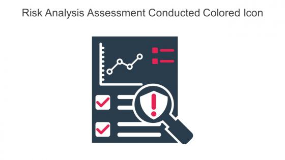 Risk Analysis Assessment Conducted Colored Icon In Powerpoint Pptx Png And Editable Eps Format