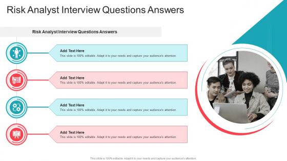 Risk Analyst Interview Questions Answers In Powerpoint And Google Slides Cpb