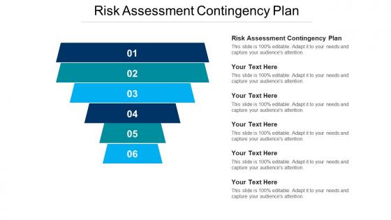 Risk assessment contingency plan ppt powerpoint presentation show designs cpb