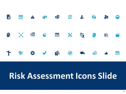 Risk assessment icons slide gears ppt powerpoint presentation pictures