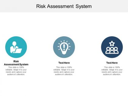 Risk assessment system ppt powerpoint presentation layouts microsoft cpb