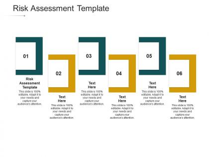Risk assessment template ppt powerpoint presentation portfolio shapes cpb