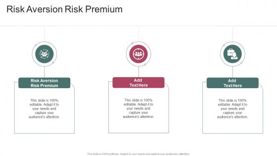 Risk Aversion Risk Premium In Powerpoint And Google Slides Cpb
