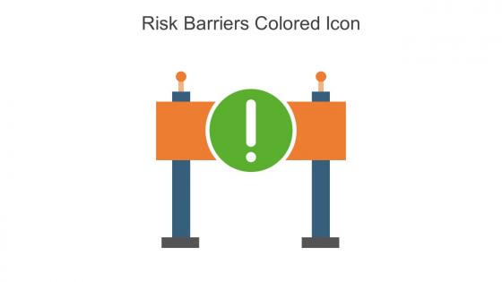 Risk Barriers Colored Icon In Powerpoint Pptx Png And Editable Eps Format