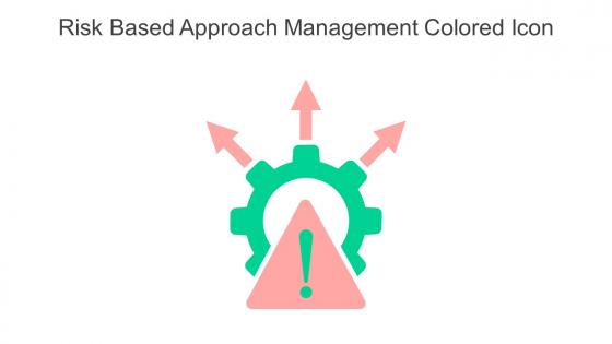 Risk Based Approach Management Colored Icon In Powerpoint Pptx Png And Editable Eps Format