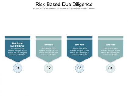 Risk based due diligence ppt powerpoint presentation summary outline cpb
