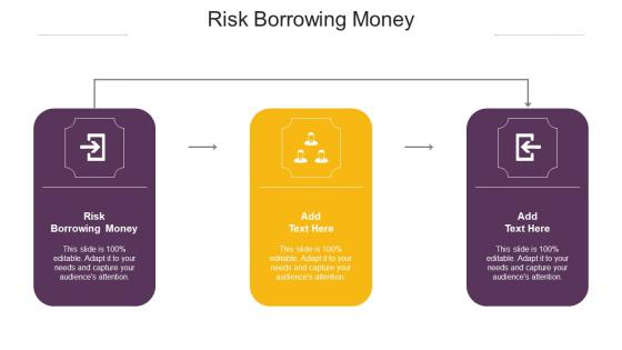 Risk Borrowing Money Ppt Powerpoint Presentation Gallery Demonstration Cpb