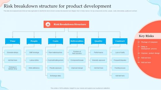 Risk Breakdown Structure For Product Development