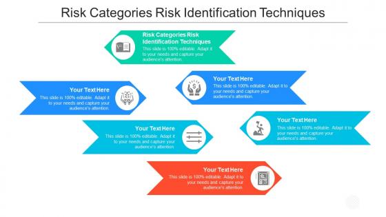 Risk categories risk identification techniques ppt powerpoint presentation icon layouts cpb