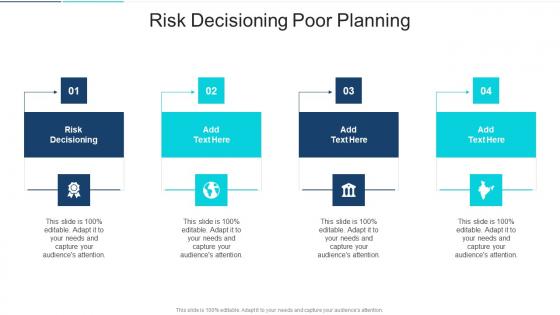 Risk Decisioning Poor Planning In Powerpoint And Google Slides Cpb