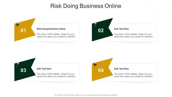 Risk Doing Business Online In Powerpoint And Google Slides Cpb