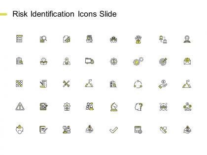 Risk identification icons slide location 107 ppt powerpoint presentation designs